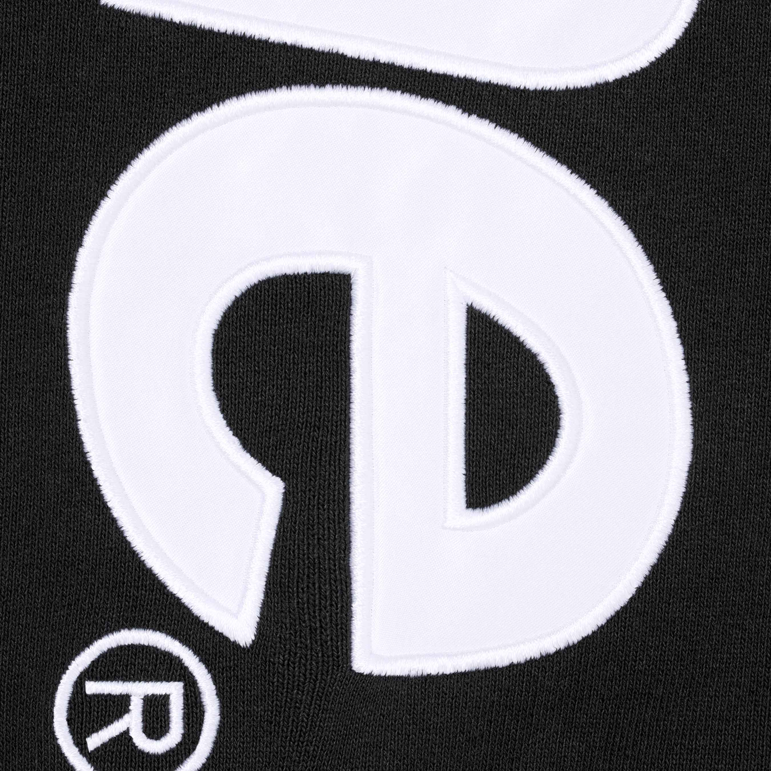 Satin Appliqué Hooded Sweatshirt view 12